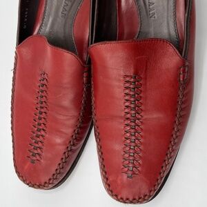 Cole Haan Red Women's Loafers 10 AA Comfortable and Stylish Like New